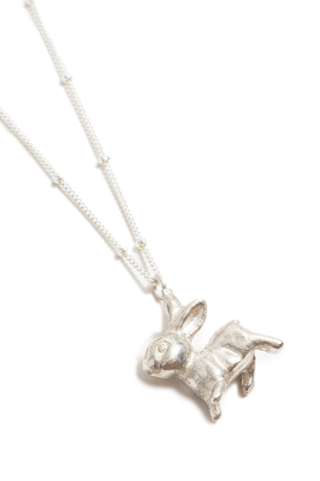 CAT LUCK "Some Bunny" Sterling Silver Necklace