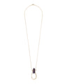 Pinched “U” Amethyst Point Necklace