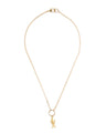 “Lucky” Fish Gold Ring Necklace