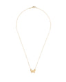 Small Brass Butterfly Necklace