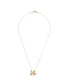 Brass “Lucky” Clover Necklace