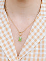 “Lucky” Frog Necklace w/ Gold Ring
