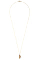 CAT LUCK “To the Point” Necklace // Bronze