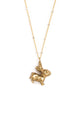 CAT LUCK “Some Bunny” Bronze Necklace