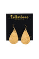 Medium Solid Teardrop Earrings