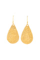 Medium Solid Teardrop Earrings