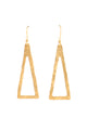 Large Open Triangle Earrings