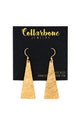 Large Solid Triangle Earrings