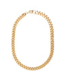 Gold Curb Chain Necklace