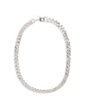 Silver Curb Chain Necklace