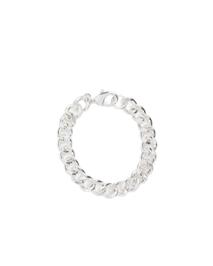 Silver Curb Chain Bracelet