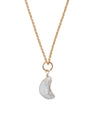 Freshwater Pearl Crescent Moon Necklace