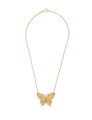 Large Gold Butterfly Necklace