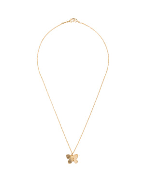 3D Golden Butterfly Necklace