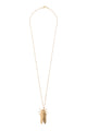 Golden Cicada Necklace on Satellite Chain