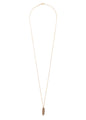 CAT LUCK Hot Dog Necklace // Bronze