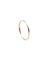 Tiny 14K Gold Hammered Stacking Ring