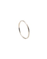 Tiny 14K White Gold Hammered Stacking Ring
