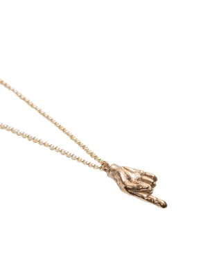 CAT LUCK “To the Point” Necklace // Bronze