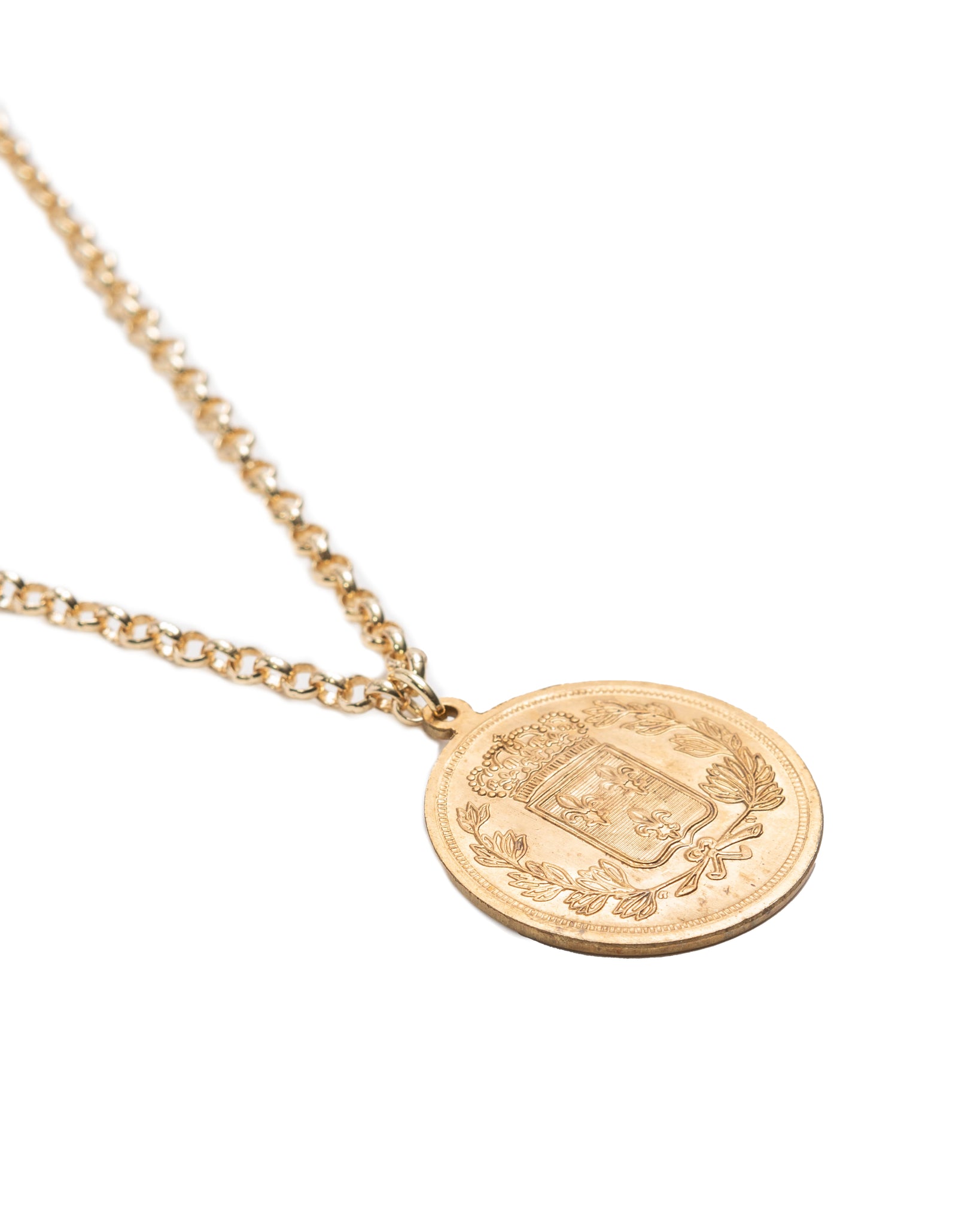 French Coin Necklace