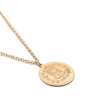 French Coin Necklace