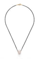 Freshwater Pearl Necklace on Black Chain
