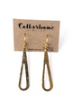 Small Open Drop Earrings