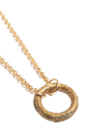 Golden Ring Choker Necklace