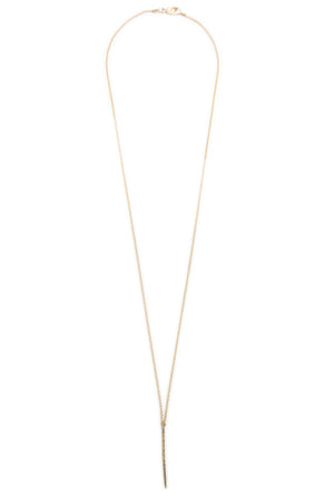 Gold Detailed Spike Necklace