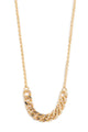 Tiny Gold Curb Chain + Rolo Chain Choker