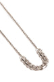Tiny Silver Curb Chain + Rolo Chain Choker