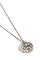 Silver Symbol Coin Necklace