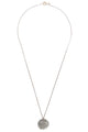 Silver Symbol Coin Necklace