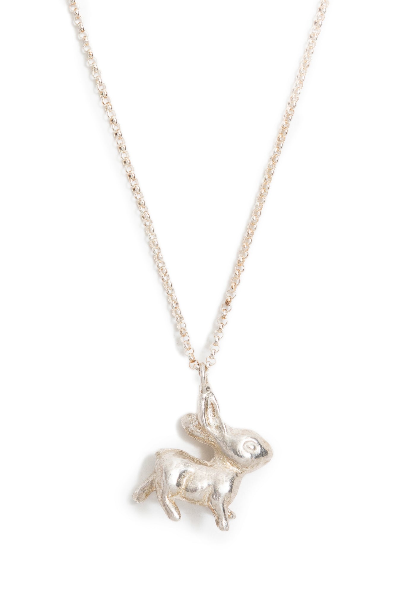CAT LUCK "Some Bunny" Sterling Silver Necklace
