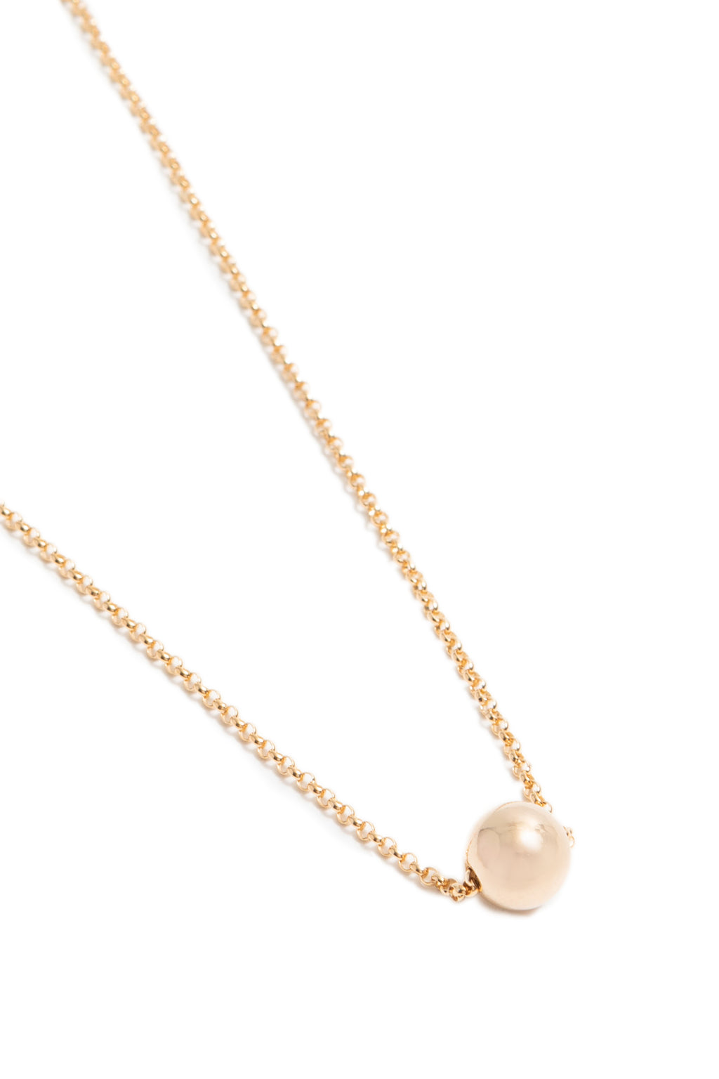 CAT LUCK Small 14K Gold Fill Orb Necklace