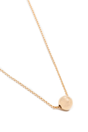 CAT LUCK Large 14K Gold Fill Orb Necklace