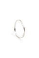 Tiny Sterling Silver Hammered Stacking Ring