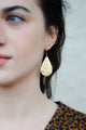 Medium Solid Teardrop Earrings