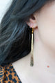 Large Slim Drop Earrings