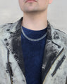 Silver Curb Chain Necklace
