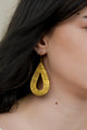 Large Open Teardrop Earrings