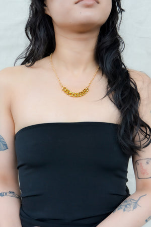 Gold Curb Chain + Rolo Chain Choker